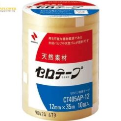 Băng dính trong suốt (12mm x 35m, 10 cuộn/ gói) NICHIBAN CT405AP-12