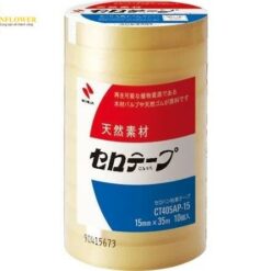 Băng dính trong suốt (15mm x 35m, 10 cuộn/ gói) NICHIBAN CT405AP-15