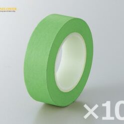 Băng giấy Kraft màu xanh lá cây (15mm x 15m, 10 cuộn/ hộp) AS ONE 1-1688-56