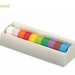 Băng giấy màu (25mm, 10 màu/ bộ) AS ONE 6-691-02 K250
