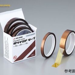 Băng keo chống cháy Polyimide (tiêu chuẩn UL510, 19mm x 33m, 0.069mm) AS ONE 1-3993-06 WS-190069-3