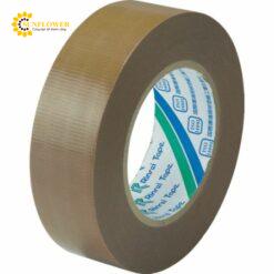 Băng keo đóng gói PE (màu nâu, 38mm x 50m) RINREI WAX EF671-38X50