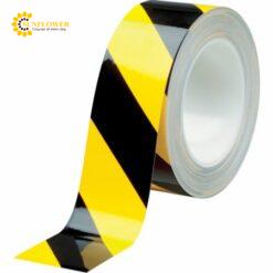 Băng keo màu vàng/ đen 50mm x 20m MIDORI ANZEN VHT-50-Y/BK