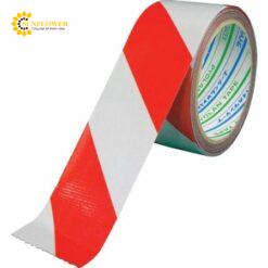 Băng keo phản quang (màu trắng/ đỏ, 50mm x 10m x 0.26mm) DIATEX RF-30-WR-50