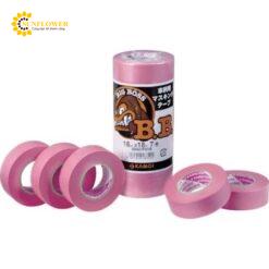 Băng keo phủ xe ô tô (màu hồng, 18mm x 18m, 1 gói (7 cuộn)) KAMOI KAKOSHI BIGBOSSJAN-18