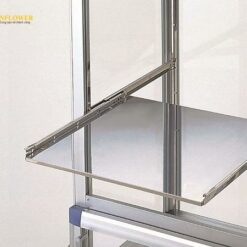 Bảng kệ trượt ray cho tủ hút ẩm (thép không gỉ (SUS430), 466 x 460mm) AS ONE 1-5216-07