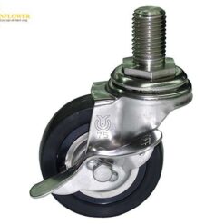 Bánh xe bằng cao su φ75 có chốt khóa Shinko Co., Ltd CSR-75