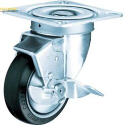 Bánh xe cao su có khóa chặn (150mm, chịu tải 306kg) HAMMER CASTER 513SRB150