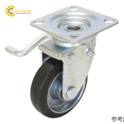 Bánh xe xoay có nút chặn kép (255kgf, 200mm) YUEI CASTER WJB-200(L)