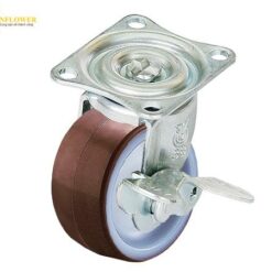 Bánh xe xoay có nút chặn, tải trọng nhẹ YUEI CASTER Co., Ltd G-38URS