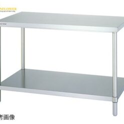 Bàn làm việc bằng thép không gỉ (450 x 600 x 800mm) AS ONE 1-5932-21 WB-6045SI