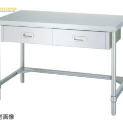 Bàn làm việc bằng thép không gỉ 600 x 1800 x 800mm Shinko Co., Ltd WDT-18060 (Loại khung 3 bên)