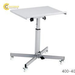 Bàn làm việc nâng / nghiêng có bánh xe (điều chỉnh bằng lò xo khí, 400 x 400 x 670 to 810mm) AS ONE 3-6624-01 400-400C
