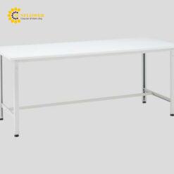 Bàn làm việc (nhựa, màu trắng, 1500 x 600 x 740mm) AS ONE 2-964-07 AE-1560W