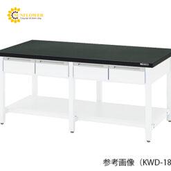 Bàn làm việc phòng thí nghiệm (900 x 1200 x 800mm, ngăn kéo 2 mặt) AS ONE 3-5810-11 KWD-1290