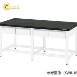 Bàn làm việc phòng thí nghiệm (900 x 1500 x 800mm, ngăn kéo 2 mặt) AS ONE 3-5808-12 KWB-1590