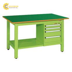 Bàn làm việc trọng lượng nhẹ với tủ nhỏ (1200×750×740mm) SAKAE KK-49FSL4