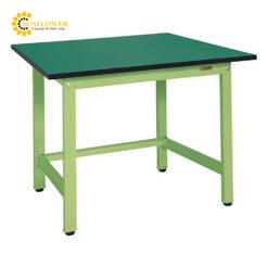 Bàn làm việc tuân thủ RoHS với mặt trên màu xanh lục (600 x 900 x 740mm) SAKAE KS-096FE