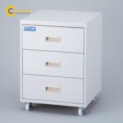 Bàn ngăn di động (450 x 450 x 620mm, Nylon, φ50mm) AS ONE 1-5996-03 IU3-UT