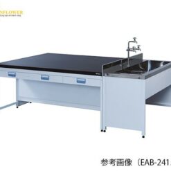 Bàn phòng thí nghiệm có bồn rửa (2400 x 1500 x 800mm) AS ONE 3-4148-01 EAB-2415N