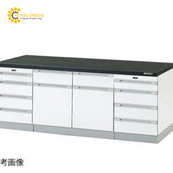 Bàn thí nghiệm có kệ trượt (750 x 2400 x 800mm) AS ONE 3-2005-22 SOA-2475SD