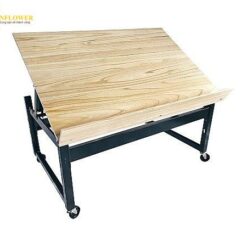 Bàn trưng bày (gỗ paulownia mặt trên) Fuso Industry 69-1839-71