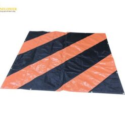 Bao cảnh báo che mưa bụi hành ly máy móc (màu đen/ cam, 9.92 x 9.92m) ASAHISANGYO AS-1010SW