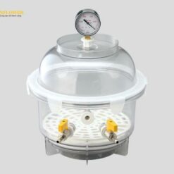 Bình hút ẩm chân không có đồng hồ đo (PC (polycarbonate), 6.5L) AS ONE 2-931-03 RVD-250