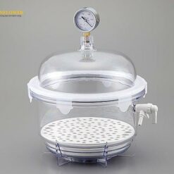 Bình hút ẩm chân không có đồng hồ (PC (polycarbonate), 20L) AS ONE 1-1462-06 VDR-30G
