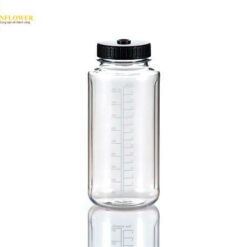 Bình Polycarbonate (1000mL, miệng rộng, hấp tiệt trùng) TriForest WPC1000B