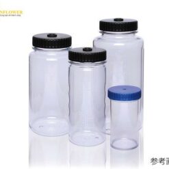 Bình Polycarbonate (300mL, miệng rộng, hấp tiệt trùng,24 cái) TriForest WPC0300