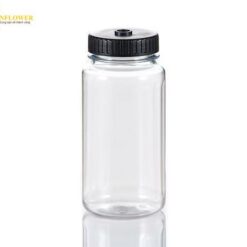 Bình Polycarbonate (500mL, miệng rộng, hấp tiệt trùng,12 cái) TriForest WPC0500