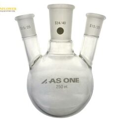 Bình thủy tinh 3 cổ AS ONE 3-6522-02 FG3-0252440-1, 250ml (24/40, 15/25)