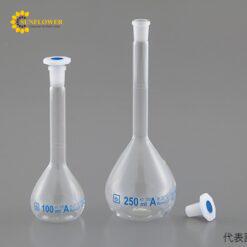 Bình thủy tinh định mức, nắp cắm nhựa 5mL AS ONE 3-6958-01