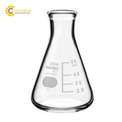 Bình thủy tinh Erelenmeyer 50mL SIBATA SCIENTIFIC TECHNOLOGY LTD 010530-5051 A, thang đo tiêu chuẩn