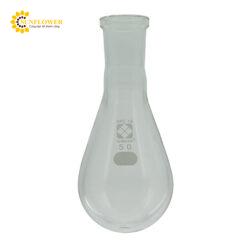 Bình thủy tinh hình cà tím Borosilicate Glass-1 50mL SIBATA SCIENTIFIC TECHNOLOGY 030120-1950