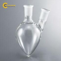 Bình thủy tinh hình quả lê 2 cổ Borosilicate Glass-1 5ml AS ONE 3-9942-01 FP2-50-1525