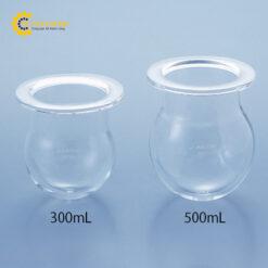Bình thủy tinh hình tròn Borosilicate glass -1 1000mL φ75mm AS ONE 6-741-03