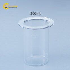 Bình thủy tinh hình trụ Borosilicate glass -1 300mL AS ONE 6-741-08