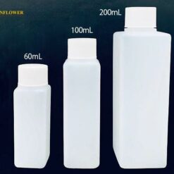Bình vuông 200mL MBK-200 có nắp Nikko Hansen 14-2203-01