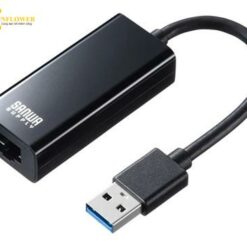 Bộ chuyển đổi USB3.2 sang LAN (Màu đen) SANWA SUPPLY USB-CVLAN1BKN