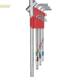 Bộ cờ lê chữ L đầu bi (9 chi tiết, 1.5-10mm) Bondhus Japan BLX9MBB
