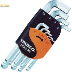 Bộ cờ lê lục giác (9 cái/ 1.5, 2, 2.5, 3, 4, 5, 6, 8, 10mm) TRUSCO NAKAYAMA TBKS-9S