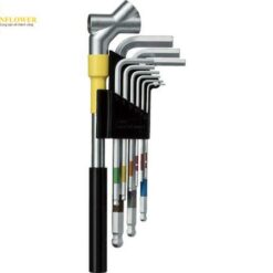 Bộ cờ lê siêu bi (1.5, 2, 2.5, 3, 4, 5, 6, 8, 10mm) WISE SBR-1000L