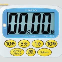 Bộ hẹn giờ hiển thị lớn Sato Keiryoki TM-19LS