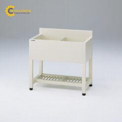 Bồn rửa PVC (556 x 420 x 250mm (x 2 bowls)) AS ONE 3-5344-02 1200