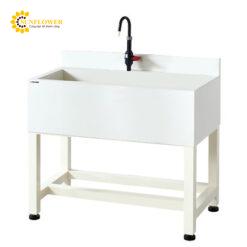 Bồn rửa PVC có vòi 500 x 1200 x 900mm AS ONE 3-398-03 AllP-1200J