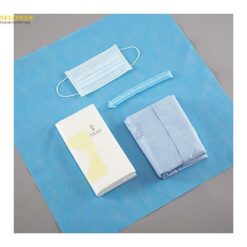 Bộ Phòng ngừa MSB (Mặt nạ phẫu thuật, Mũ mob, Áo choàng phẫu thuật LL, Tấm cho CV) Osaki Medical 55006