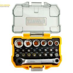 Bộ tuốc nơ vít và đầu khẩu ổ cắm 24 chi tiết (6mm đến 13mm) DEWALT DT71516-QZ