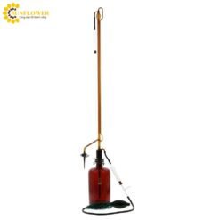 Buret tự động siêu cấp màu nâu có vòi PTFE 50mL SIBATA SCIENTIFIC TECHNOLOGY 022530-50